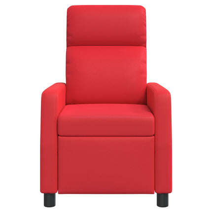Recliner Röd Konstläder