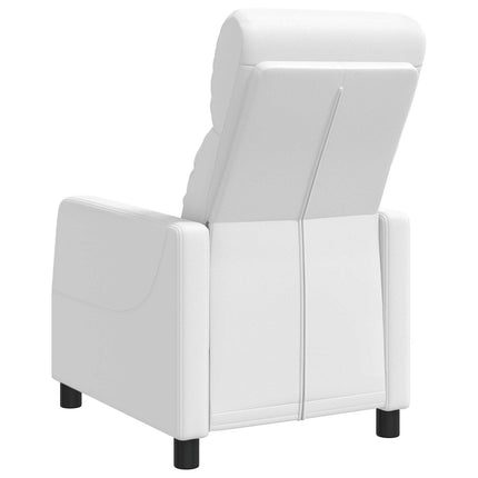 Recliner Vit Konstläder