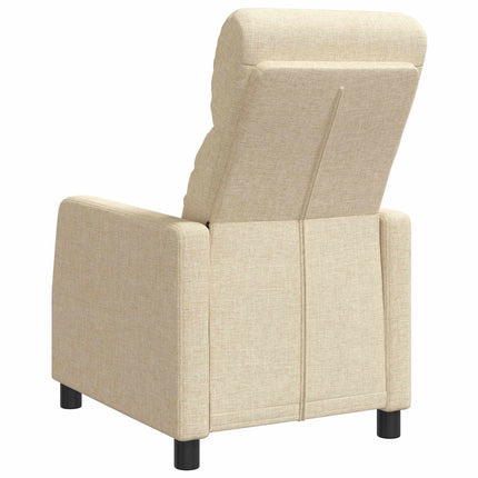 Recliner Gräddvit Tyg