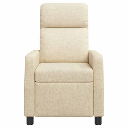 Recliner Gräddvit Tyg