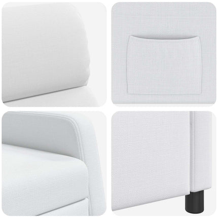 Recliner Vit Tyg
