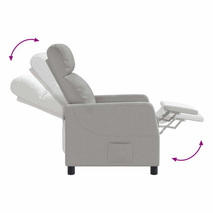 Recliner Moln Grå Tyg