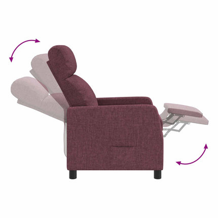 Recliner Lila Tyg