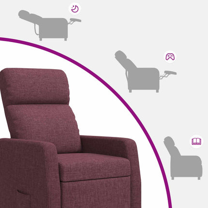 Recliner Lila Tyg