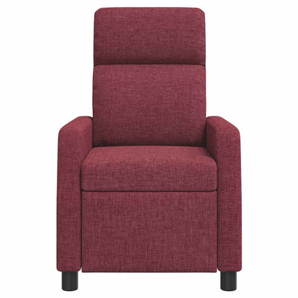 Massagefåtölj Vinröd Tyg