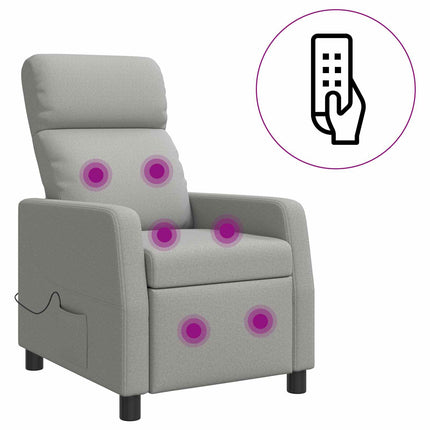 Massagefåtölj Moln Grå Tyg