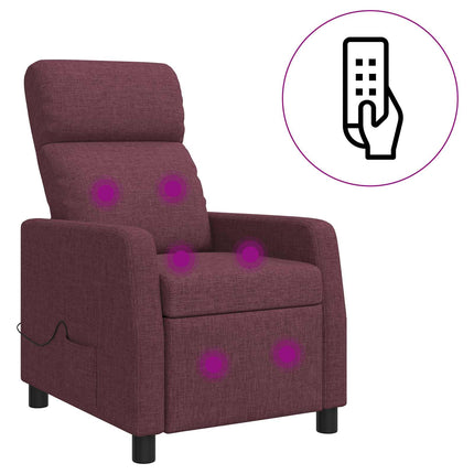 Massagefåtölj Lila Tyg