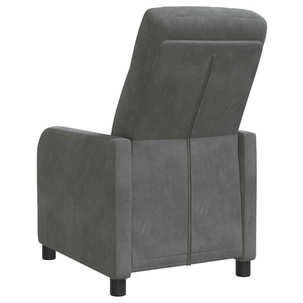 Recliner Mörkgrå Sammet (V)