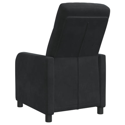 Recliner Svart Sammet (V)
