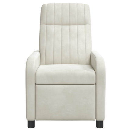 Recliner Gräddvit Sammet (V)