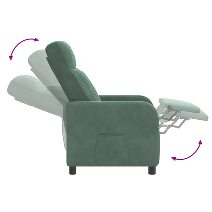 Recliner Havgrön Sammet (V)