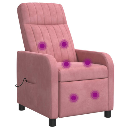 Massagefåtölj Rosa Sammet (V)