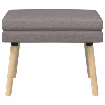 Dubbel-lager bänk Taupe 60 x 40 x 46 cm Tyg