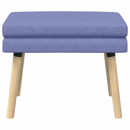 Dubbel-lager bänk Jeansblå 60 x 40 x 46 cm Tyg