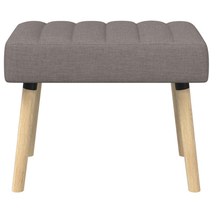 Kanalstoppad Bänk Taupe 60 x 40 x 45 cm Tyg