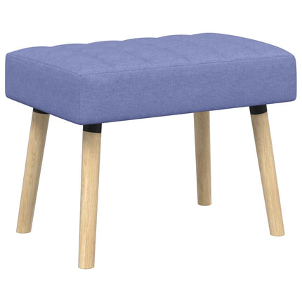 Kanalstoppad Bänk Jeansblå 60 x 40 x 45 cm Tyg