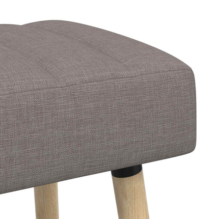 Kanalstoppad Bänk Taupe 80 x 40 x 46 cm Tyg