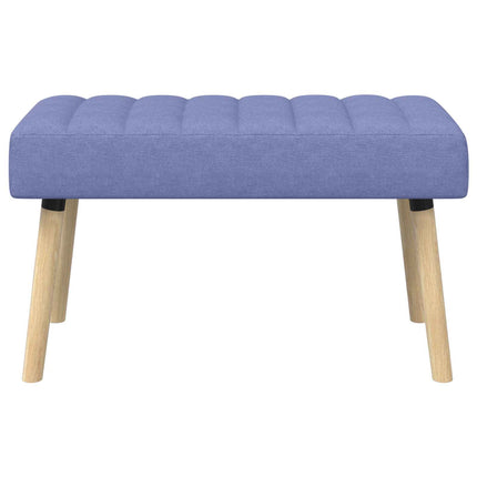 Kanalstoppad Bänk Jeansblå 80 x 40 x 46 cm Tyg