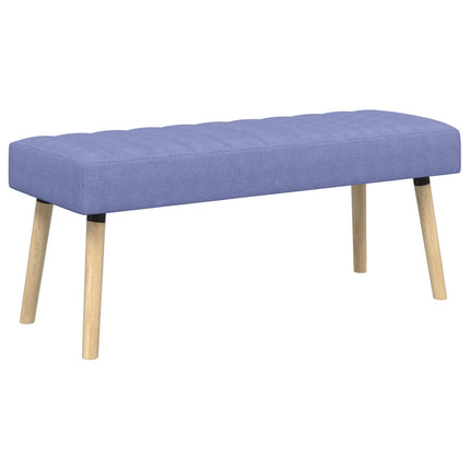 Kanalstoppad Bänk Jeansblå 110 x 40 x 46 cm Tyg