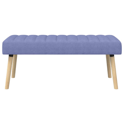 Kanalstoppad Bänk Jeansblå 110 x 40 x 46 cm Tyg