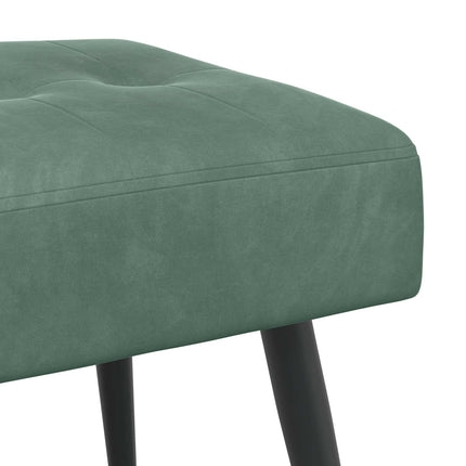 Bänk med knappar Havgrön 80 x 40 x 46 cm Sammet