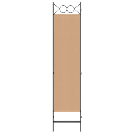 3-panelers rumskärm Beige 120 x 180 cm Tyg
