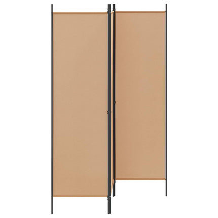 3-panelers rumskärm Beige 150 x 180 cm Tyg
