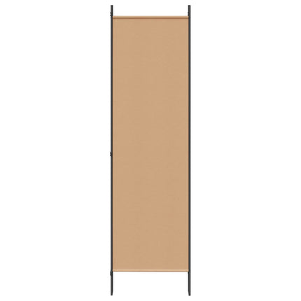 5-panel rumsavskiljare Beige 250 x 180 cm Tyg