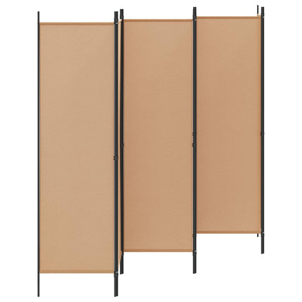 6-panelers rumsavdelare Beige 300 x 180 cm Tyg