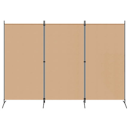 3-panelers rumsavdelare Beige 260 x 180 cm Tyg
