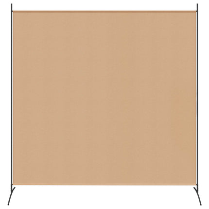 Singelpanel rumsavdelare Beige 175 x 180 cm Tyg