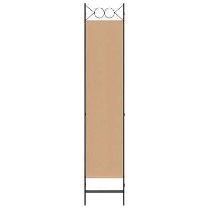 3-panelers rumsavdelare Beige 120 x 200 cm Tyg