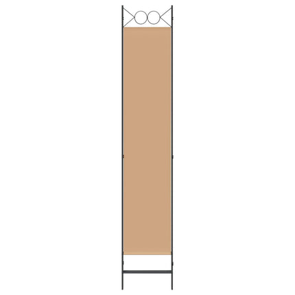 3-panelers rumsavdelare Beige 120 x 220 cm Tyg