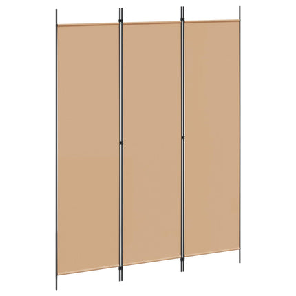 3-panelers rumsavdelare Beige 150 x 200 cm Tyg