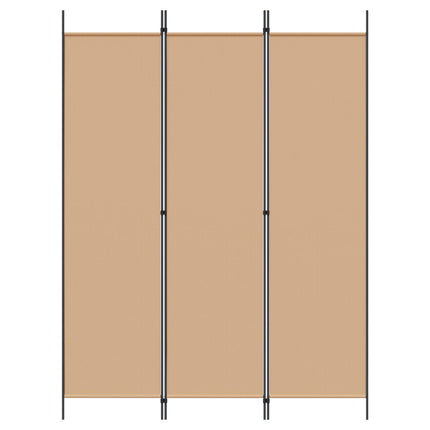 3-panelers rumsavdelare Beige 150 x 200 cm Tyg