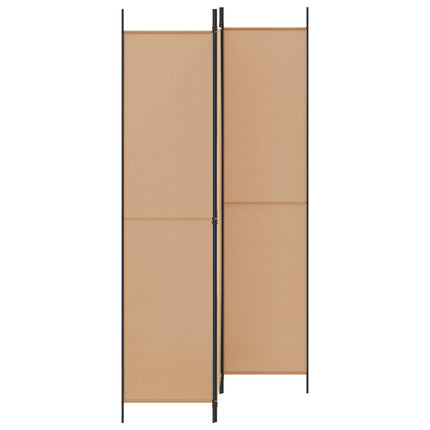 3-panelers rumsavdelare Beige 150 x 220 cm Tyg