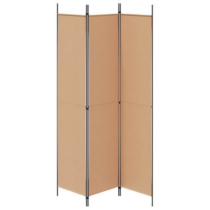 3-panelers rumsavdelare Beige 150 x 220 cm Tyg