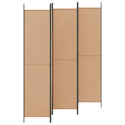5-panel rumsavskiljare Beige 250 x 220 cm Tyg