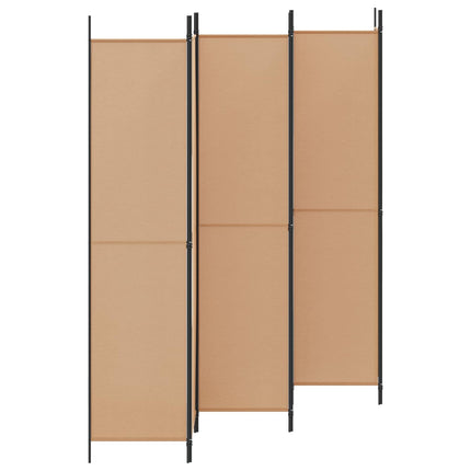6-panelers rumsavdelare Beige 300 x 220 cm Tyg