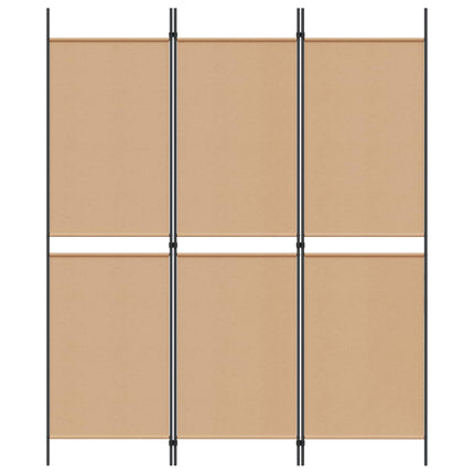 3-panelers rumsavdelare Beige 150 x 180 cm Tyg