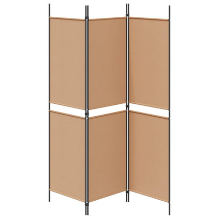 3-panelers rumsavdelare Beige 150 x 180 cm Tyg