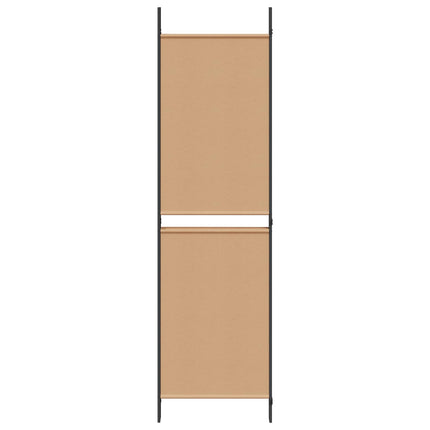 4-panel rumavdelare Beige 200 x 180 cm Tyg