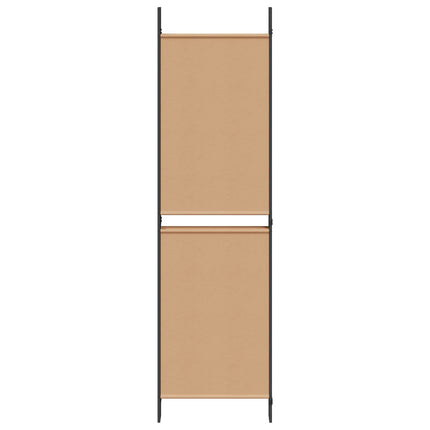 5-panel rumsavskiljare Beige 250 x 180 cm Tyg