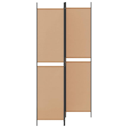 3-panelers rumsavdelare Beige 150 x 220 cm Tyg