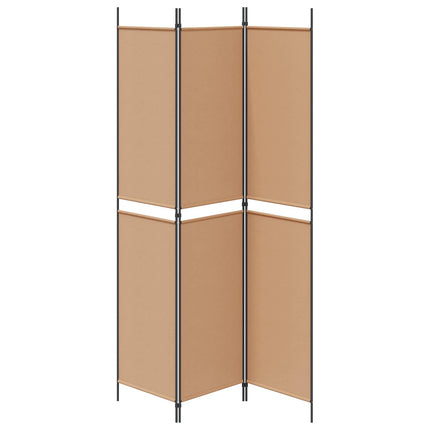 3-panelers rumsavdelare Beige 150 x 220 cm Tyg