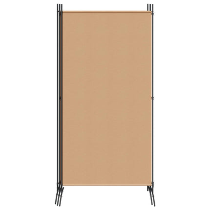 4-panelig rumsavskiljare Beige 346 x 180 cm Tyg