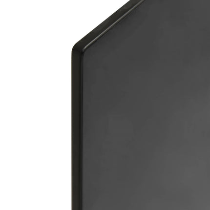 Bordsskiva 4 st Svart Glas