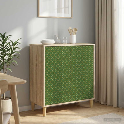Sideboard GELEEN Sonoma-ek 69 x 33 x 75 cm Konstruerat trä