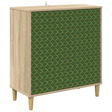 Sideboard GELEEN Sonoma-ek 69 x 33 x 75 cm Konstruerat trä