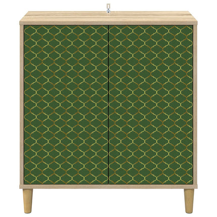 Sideboard GELEEN Sonoma-ek 69 x 33 x 75 cm Konstruerat trä